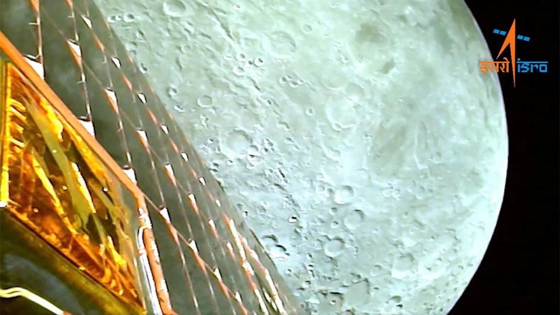 প্রথমবার চাঁদের ছবি পাঠাল চন্দ্রযান-৩