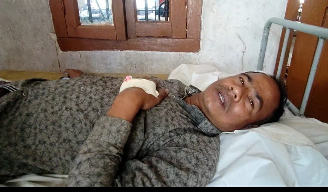 ভোলার তজুমদ্দিনে জমি দখল করে খামারের ঘাস লুট